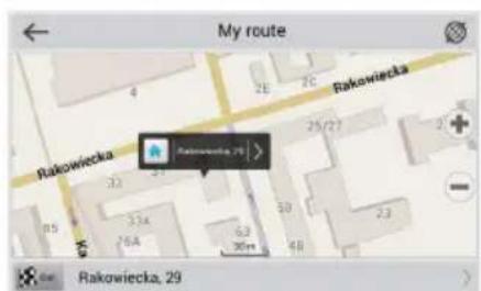 My route Rakowiecka Rakowiecka 79 25/27 26 28 30+/-
