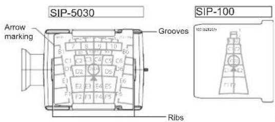 SIP-5030 Arrow marking Grooves SIP-100 102 (5030)N 1 2 3 4 5 6 7 8 9 10 11 12 13 14 15 16 17 18 19 20 21 22 23 24 25 26 27 28 29 30 31 32 33 34 35 36 37 38 39 40 41 42 43 44 45 46 Ribs