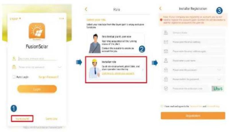 FusionSolar Auto Login Login 1 No Account Details Use Role Select your role. Select your role from the lower part to any exclusive functions. Residential plant, user role Real-time acquisition of the running status of the plant. Contact the installer to create an account for you. 2 Installer role Quick slow employment, plant Cable, and plant operation near the top Get into the installed area. Installer Registration Name: Your Company is registered on account, but the user needs to request the account again. Contact the administrator to add the registration amount in the area on. Company Name: Make open the email setting Make order (email address again) Make server (local name) Make new the product? Make printer (product) Preprocessor the registration code Lhx 6 Have used open to the Installor Register Regulent