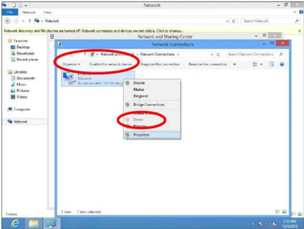 Network File Network View Network Search Network Network discovery and file sharing are turned off. Network computers and devices are not visible. Click to change... Favorites Desktop Downloads Recent places Libraries Documents Music Pictures Videos Computes Network Network and Sharing Center Networ…