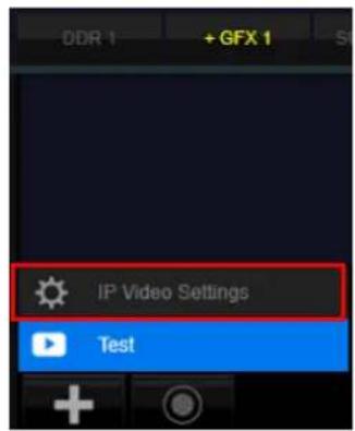 DDR 1 + GFX 1 IP Video Settings Test