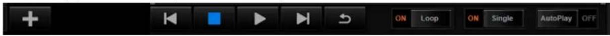 ON Loop ON Single AutoPlay OFF