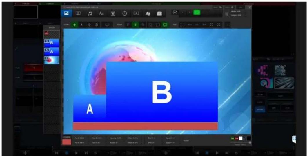A B