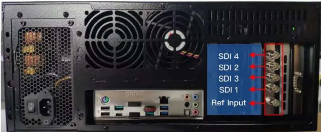 SDI 4 SDI 2 SDI 3 SDI 1 Ref Input