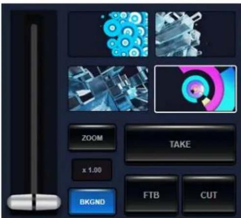 ZOOM x 1.00 BKGND FTB CUT TAKE