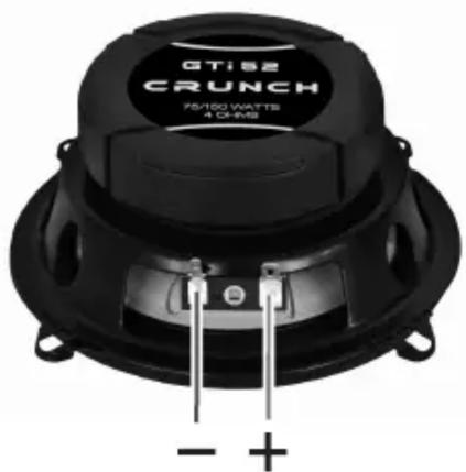 Crunch GTi42 - ANSCHLUSS DER LAUTSPRECHER - 2