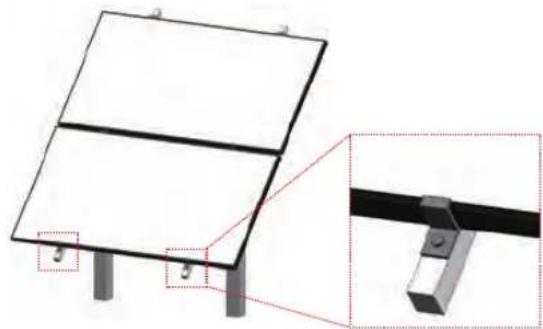LG MonoX Plus 300S1C-A5 - Mounting by using clamps - 1