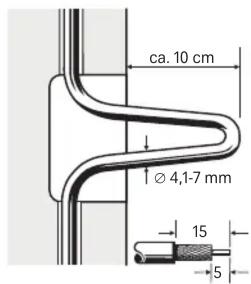 ca. 10 cm Ø 4,1-7 mm 15 15