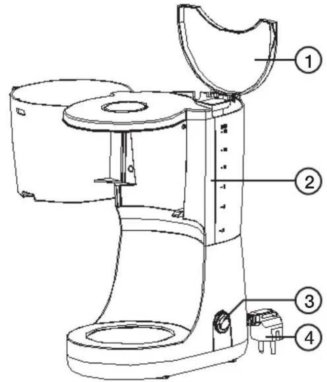 Clas Ohlson CM2073H - Kaffebryggare med automatisk avstängning - 1