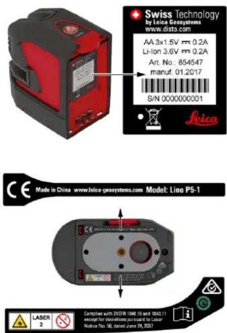 LEICA Lino P5 - Sicherheitshinweise - 1