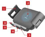 Xblitz G950 Pro - PRODUKTBESCHREIBUNG 1. Kabelionas Iadererlät - 6