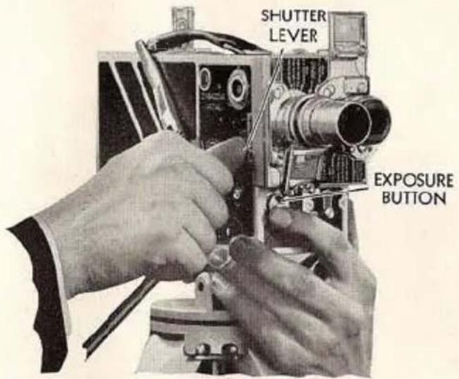 SHUTTER LEVER EXPOSURE BUTTON