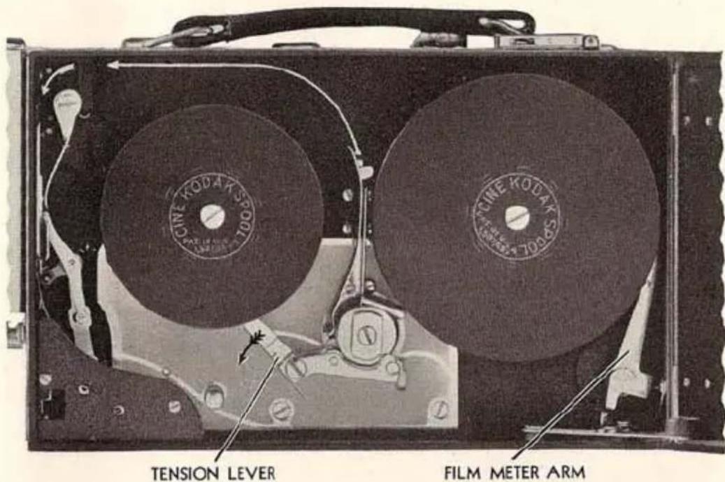 TENSION LEVER FILM METER ARM
