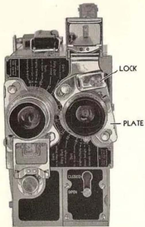 LOCK PLATE CLOSED OPEN