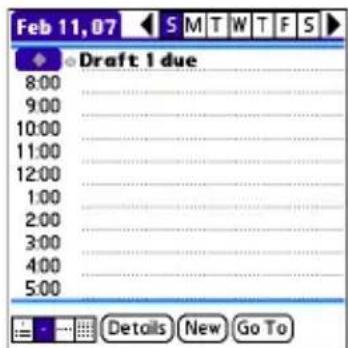 Feb 11,07 Draft 1 due 8:00 9:00 10:00 11:00 12:00 1:00 2:00 3:00 4:00 5:00
