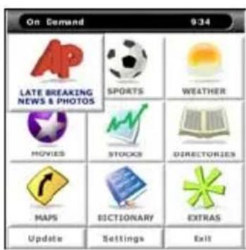 On Demand 9:34 LATE BREAKING NEWS & PHOTOS SPORTS WEATHER MOVIES STOCKS DIRECTORIES MAPS ECTIONARY EXTRAS Update Settings Exit
