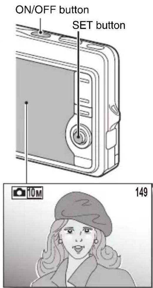 ON/OFF button SET button 10 M 149