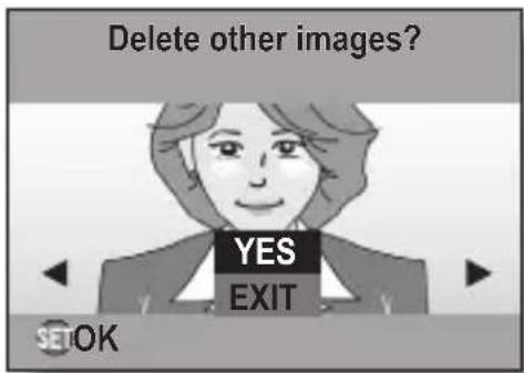 Delete other images? YES EXIT SEE OK