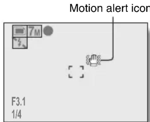 Motion alert icon F3.1 1/4