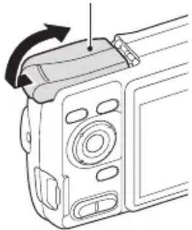 SANYO Xacti VPC-S70EX - Open the battery/card compartment cover. - 1