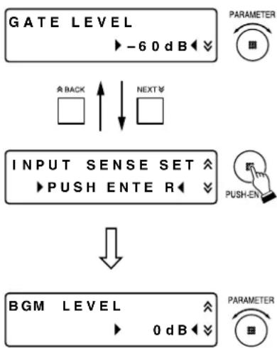 TOA DP-L2 - When the adjustment mode is set to NORMAL, and SUMMING mode to OFF: - 1
