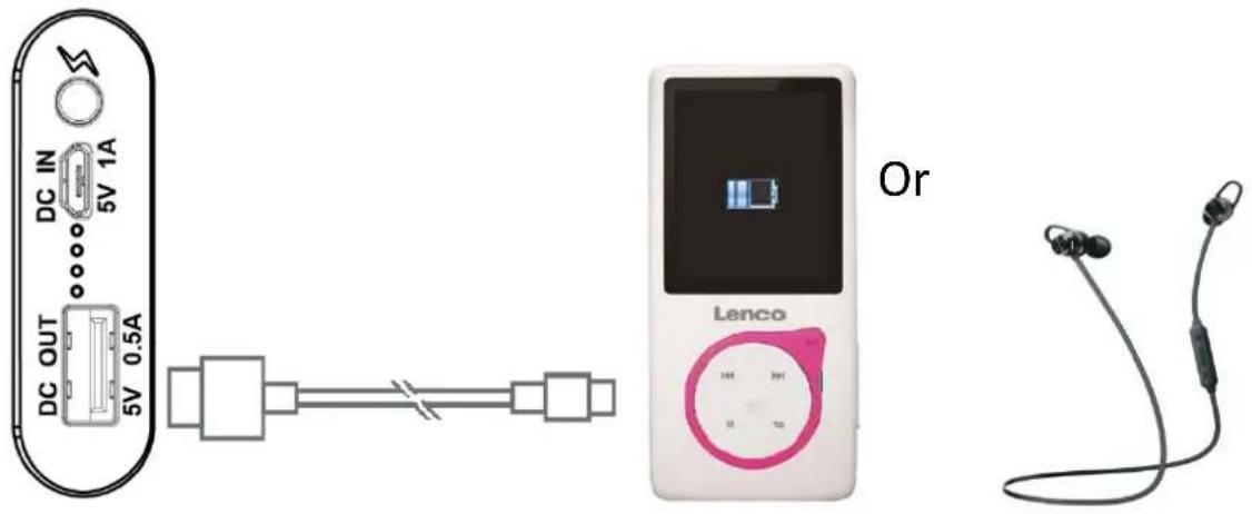 DC IN 5V 1A DC OUT 5V 0.5A Or Lenco