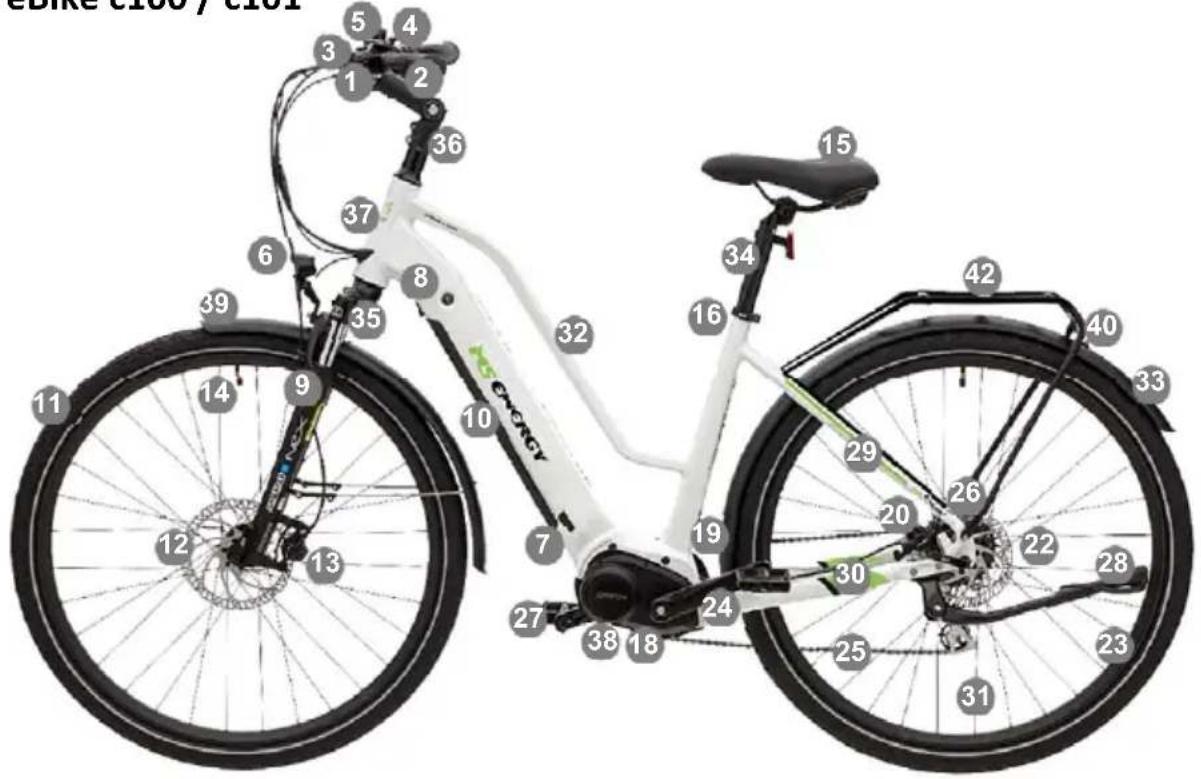EBIKE C100 / C101 STOCKY