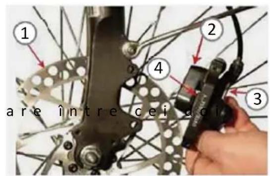 MS Energy eBike c101 - Instalarea frânei pe disc frontale * - 1