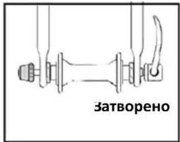 Mechanical assembly diagram showing a shaft and wheel with motion indicators (no text or labels)