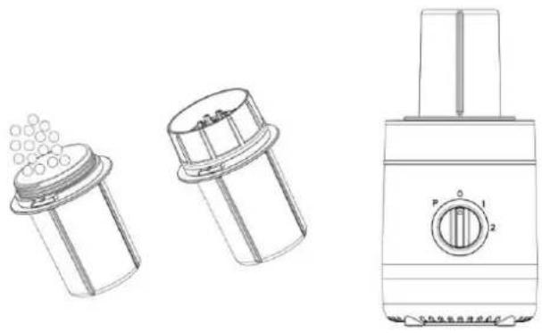 N'oveen SB2100 X-LINE - Benutzung der Mühle - 1