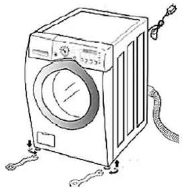 Wolkenstein WA9-E1415I - Entfernen der Transportsicherungsschrauben - 2