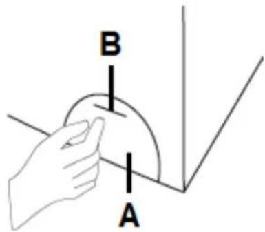 B A