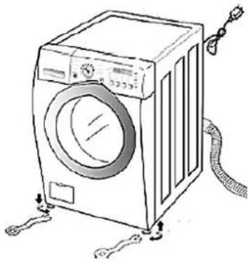 Wolkenstein WA8-E1215I - Entfernen der Transportsicherungsschrauben - 2