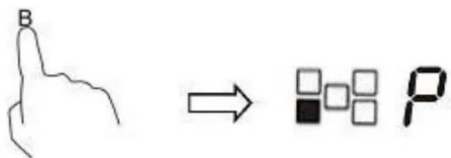 B → P