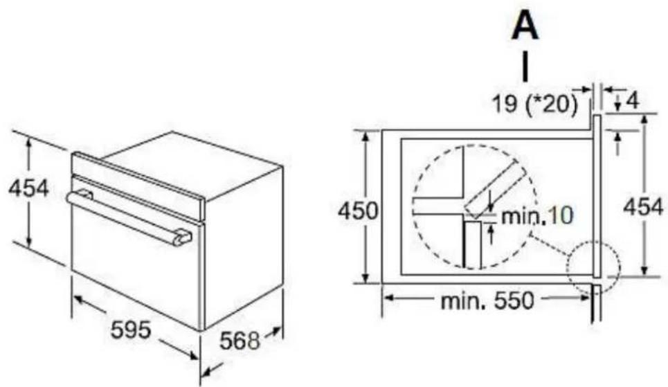 A 19 (*20) 4 min.10 450 min. 550 454 595 568