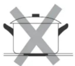 Wolkenstein IF60-2FZBWSGW - COOKWARE MADE OF THE FOLLOWING MATERIALS IS NOT SUITABLE: - 4