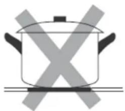 Wolkenstein IF60-2FZBWSGW - COOKWARE MADE OF THE FOLLOWING MATERIALS IS NOT SUITABLE: - 2