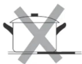 Wolkenstein IF60-2FZBWSGW - COOKWARE MADE OF THE FOLLOWING MATERIALS IS NOT SUITABLE: - 6