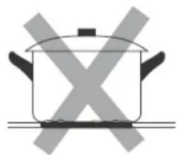 Wolkenstein IF60-2FZBWSGW - COOKWARE MADE OF THE FOLLOWING MATERIALS IS NOT SUITABLE: - 1