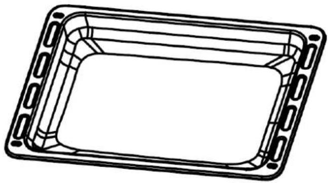 Wolkenstein WMO 7P - BAKING TRAY (DEEP OVEN PAN) ^11 - 1