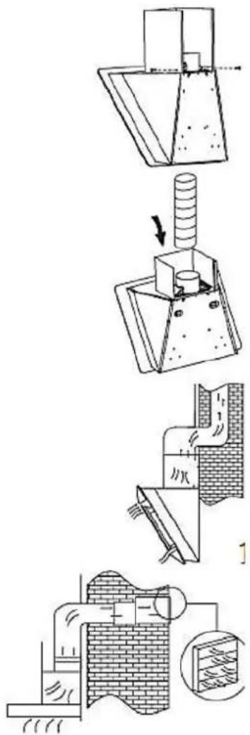 Technical diagram illustrating a brick wall construction process with labeled steps and material layers