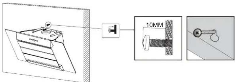 Technical diagram showing a mechanical assembly with a 10MM bolt and magnified detail view