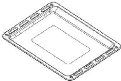 PKM EBO9.5 - DRIP TRAY (OVEN PAN) - 1