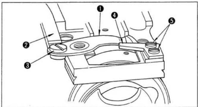 Technical diagram of a mechanical assembly with numbered components for identification