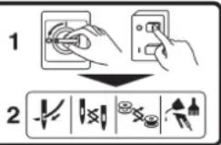 JUKI TSU-471 - (II) 警告絵表示および表示ラベルの説明 - 13