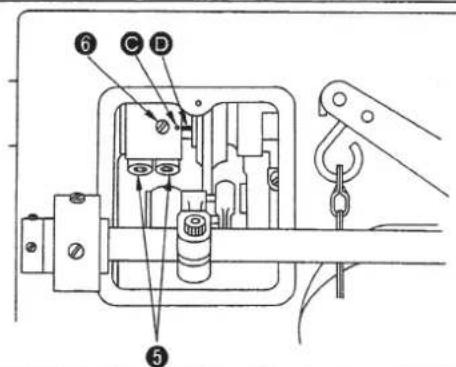 Technical diagram of a mechanical device with labeled parts and numbered annotations