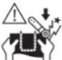 JUKI TSU-471 - (II) Explanation of pictorial warning indications and warning labels - 6