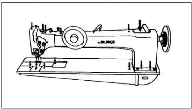 JUKI LG-158 - WARNING : - 1