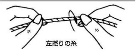 左撚りの糸