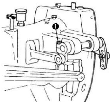 Technical diagram of a mechanical assembly with labeled parts and numbered marker 1